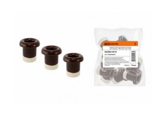 Фотография товара 'Tdm Керамический проходной изолятор для провода ЭКО SQ2802-0019'