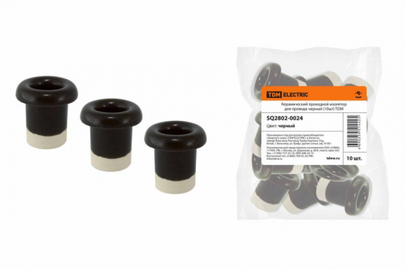 Фотография товара 'Tdm Керамический проходной изолятор для провода SQ2802-0024'