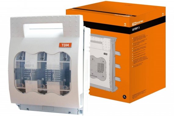 Фотография товара 'Tdm Шинные выключатель-разъединитель с функцией защиты ШПВР 3 3П 630A SQ0726-0008'