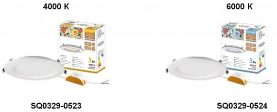 Фотография товара 'Tdm Светильник ультратонкий встраиваемый светодиодный Даунлайт НАРОДНЫЙ SQ0329-0530'