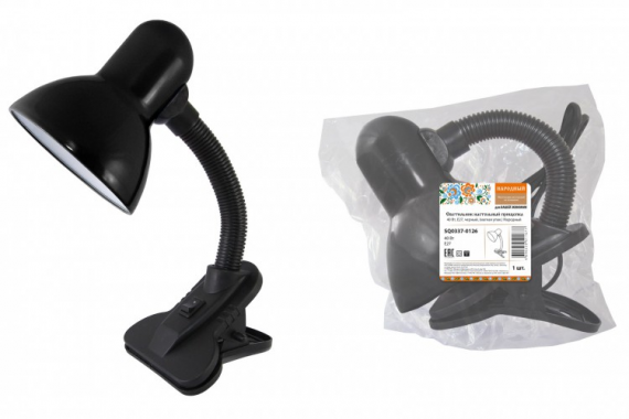 Фотография товара 'Tdm Светильник настольный прищепка 40Вт, E27 SQ0337-0126'