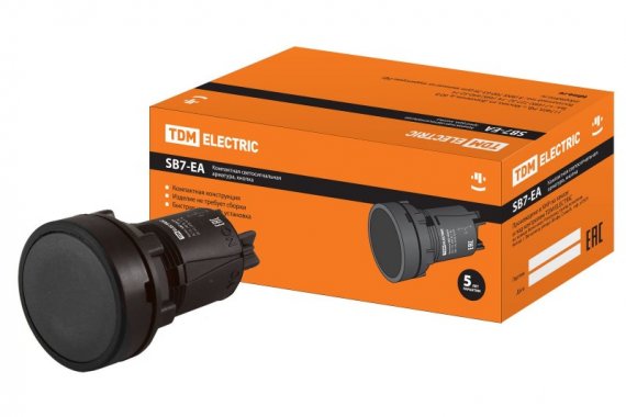 Фотография товара 'Tdm Кнопка SB7-EA21 d22мм SQ0746-0017'