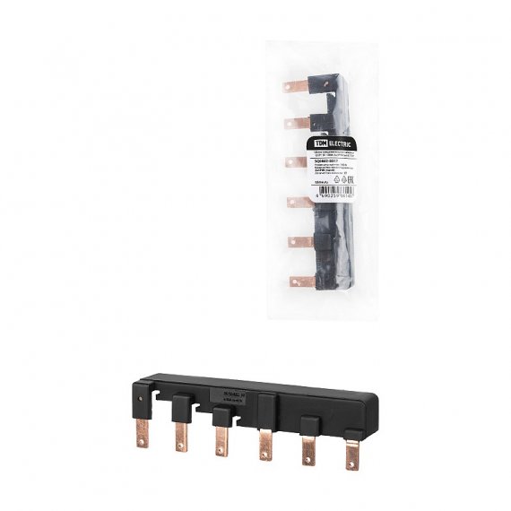 Фотография товара 'Tdm SQ0802-0317 Шина соединительная наборная ШСН 3П 100А 2x3PIN(тип B)'