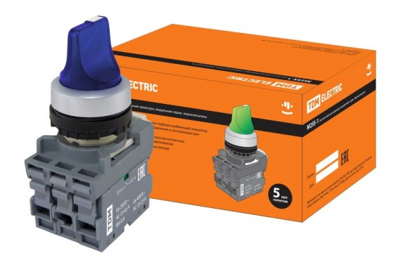 Фотография товара 'Tdm Переключатель на 3 положения с фиксацией M3SS1-21L SQ0747-0077'