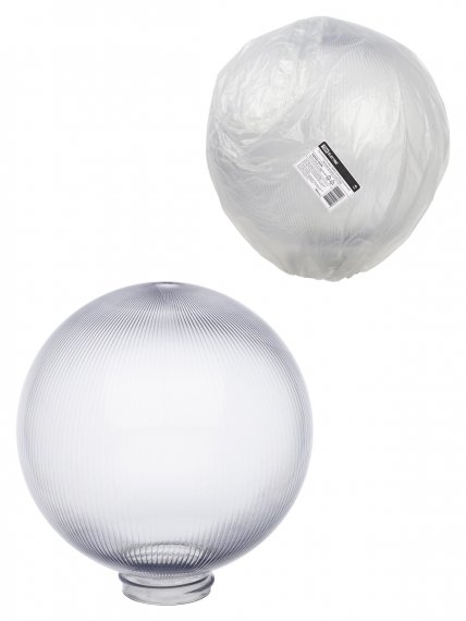 Фотография товара 'Tdm Рассеиватель шар ПММА 250 мм прозрачный призма (резьба А 85), SQ0321-0246'