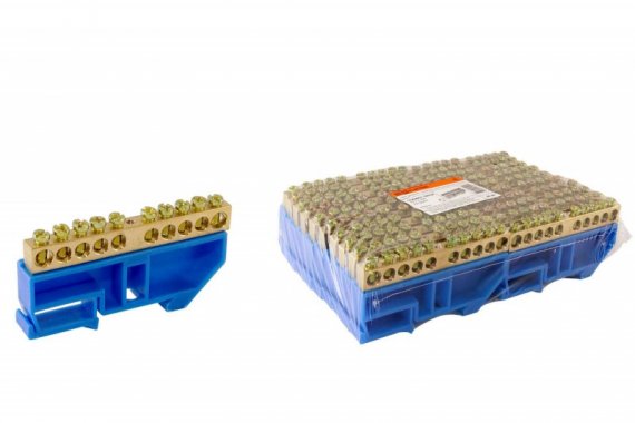 Фотография товара 'Tdm Шина "N" нулевая с изолятором на DIN-рейку 8x12мм SQ0801-0032'