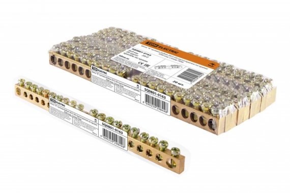 Фотография товара 'Tdm Шина "N" нулевая 6х9мм 20/2 SQ0801-0163'