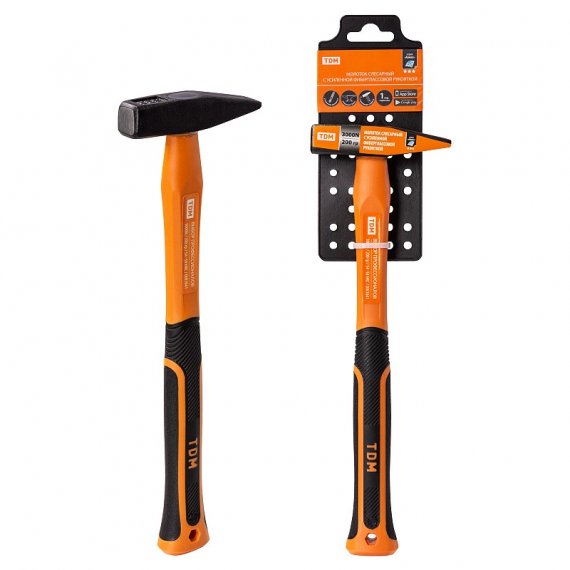 Фотография товара 'Tdm SQ1036-0111 Молоток слесарный, 200 гр, кованый'