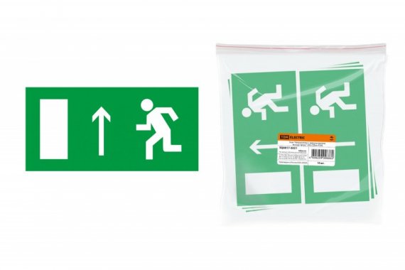 Фотография товара 'Tdm Знак "Направление к эвакуационному выходу прямо" SQ0817-0051'