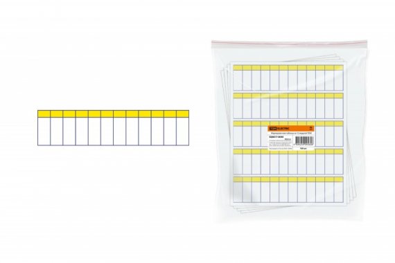 Фотография товара 'Tdm Маркировочная таблица на 12 модулей SQ0817-0040'