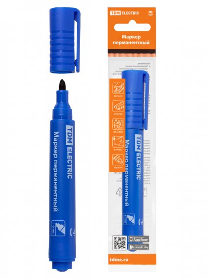 Фотография товара 'Tdm Маркер перманентный 1-3 мм, SQ0594-0124'