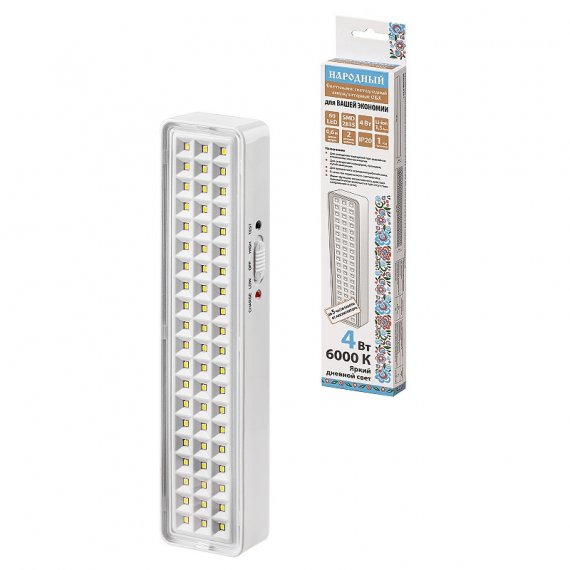 Фотография товара 'Tdm SQ0308-0301 Светильник светодиодный аккумуляторный СБА 60 LED, DC'