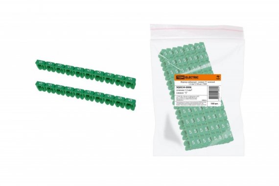 Фотография товара 'Tdm Маркер наборный - символ "5" SQ0534-0006'