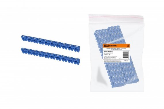 Фотография товара 'Tdm Маркер наборный - символ "6" SQ0534-0007'