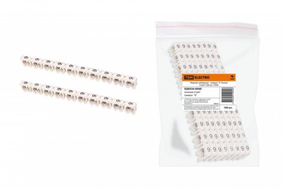 Фотография товара 'Tdm Маркер наборный - символ "9" SQ0534-0040'