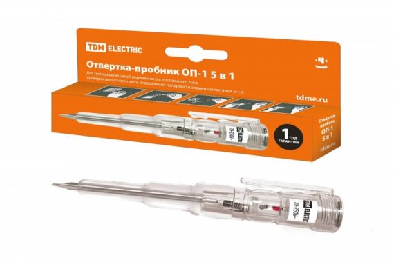 Фотография товара 'Tdm Отвертка-пробник ОП-1 SQ0501-0002'