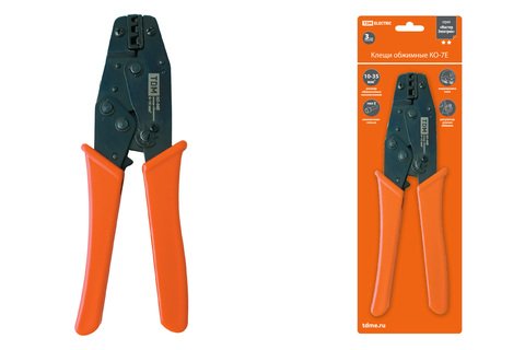 Фотография товара 'Tdm Клещи обжимные КО-7E 10-35мм SQ1001-0004'