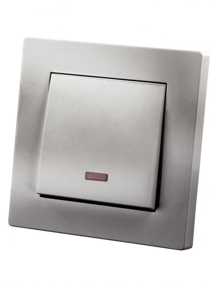 Фотография товара 'Tdm SQ1816-0213 Выключатель 1 кл. с подсветкой 10А'