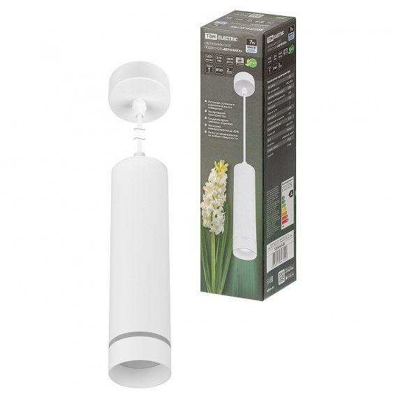 Фотография товара 'Tdm SQ0356-0422 Светильник-спот подвесной LED, 7 Вт, 230 В, 50 Гц, 4000К, IP20'