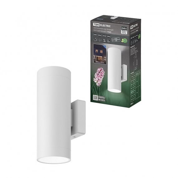 Фотография товара 'Tdm SQ0345-1088 Светильник настенный LED, Тубо, 2х6 Вт, 4000 К, H252 мм'