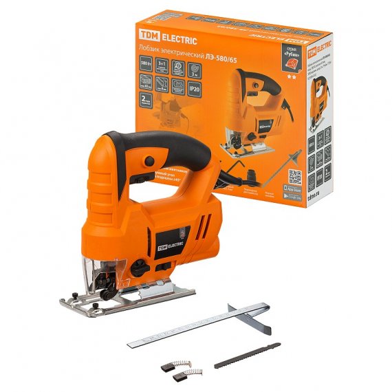 Фотография товара 'Tdm SQ1089-0102 Лобзик электрический ЛЭ-580/65, мощ. 580 Вт, пропил 65 мм'