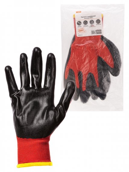 Фотография товара 'Tdm Перчатки полиэфирные "Контакт-Ойл", маслобензостойкое покрытие, SQ1016-0315'