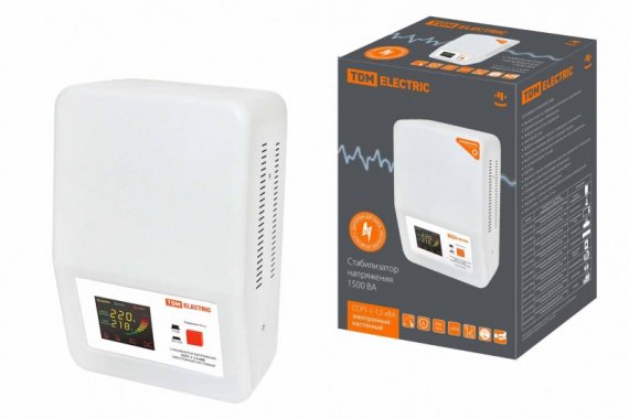 Фотография товара 'Tdm Стабилизатор напряжения ССР1-1-1,5 кВА электронный настенный SQ1201-0023'