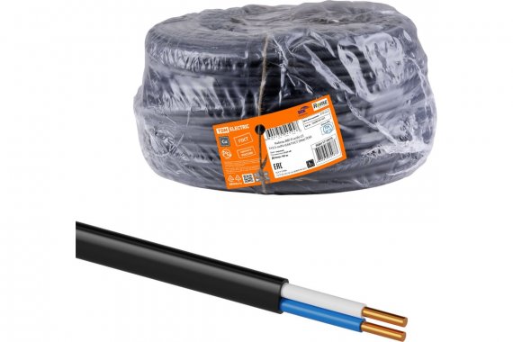 Фотография товара 'Tdm SQ0117-0477 Кабель ВВГ-П нг(А) 2х2,5 ок(N)-0,66 ГОСТ'