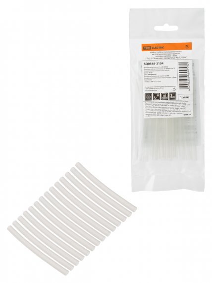 Фотография товара 'Tdm SQ0548-3104 Набор трубок термоусаживаемых, клеевых ТТк(3:1)'