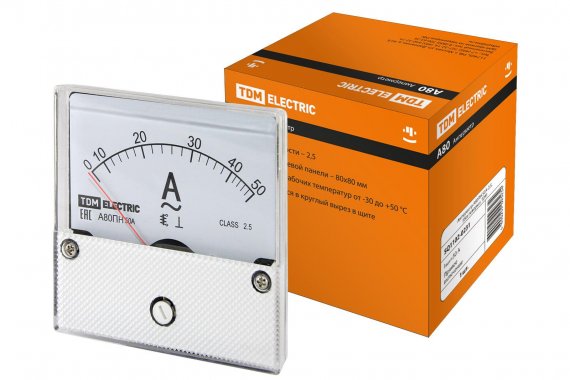 Фотография товара 'Tdm SQ1102-0263 Амперметр А80Н 150А/5А-2,5, (без поверки)'