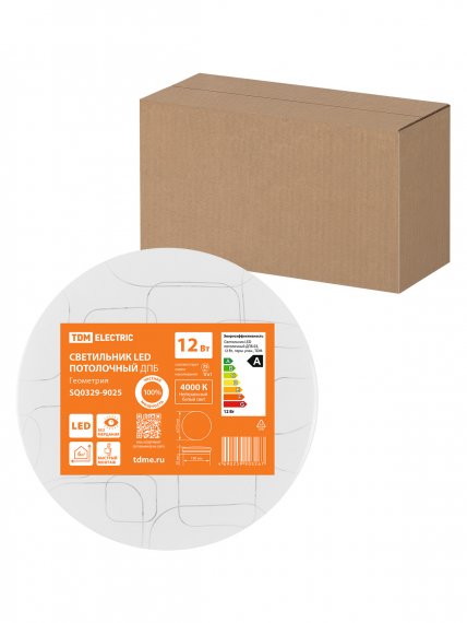 Фотография товара 'Tdm SQ0329-9025 Светильник LED потолочный ДПБ 03, 12 Вт, 4000 К'
