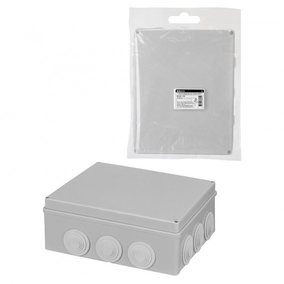 Фотография товара 'Tdm SQ1401-1143 Распаячная коробка ОП 240х190х90мм, крышка, IP55'