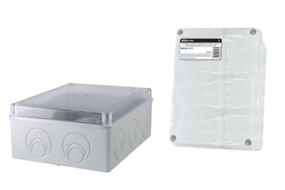 Фотография товара 'Tdm Распаячная коробка ОП, прозрачная крышка, IP44 SQ1401-1275'