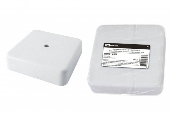 Фотография товара 'Tdm Коробка распаячная КР ОП, IP40 SQ1401-0908'