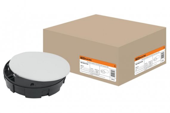 Фотография товара 'Tdm Монтажная коробка У194 СП D75х15мм, крышка SQ1402-0194'