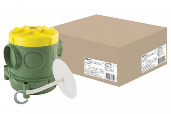 Фотография товара 'Tdm Установочная коробка СП 82х80х90,5мм, крюк для люстры, гайка, для заливки в бетон SQ1402-9002'