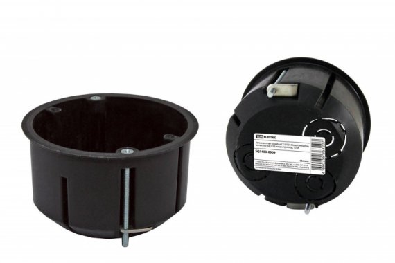 Фотография товара 'Tdm Установочная коробка СП D73х45мм, саморезы, IP20 SQ1403-0909'