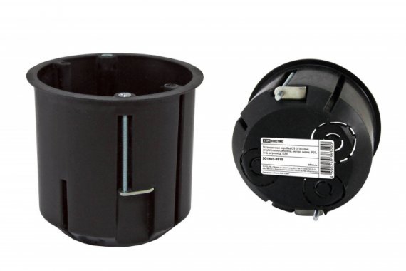 Фотография товара 'Tdm Установочная коробка СП D73х73мм, углубленная, саморезы, IP20 SQ1403-0910'