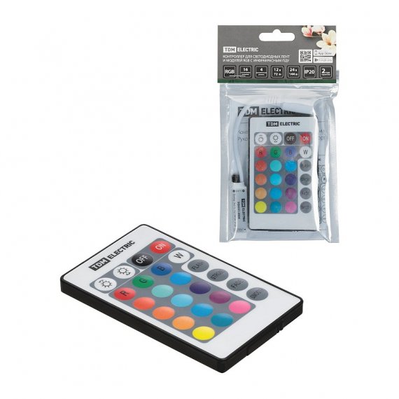 Фотография товара 'Tdm SQ0331-0505 Контроллер для светодиодных лент и модулей RGB-IR-12В-6А-72Вт-IP20'