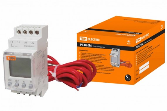 Фотография товара 'Tdm Реле температуры РТ-820M SQ1508-0002'