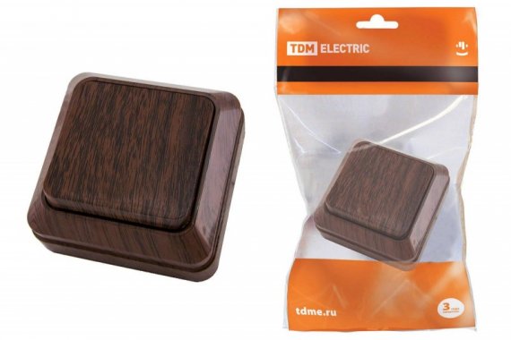 Фотография товара 'Tdm Выключатель 1-кл. открытой установки IP20 10А SQ1801-0027'