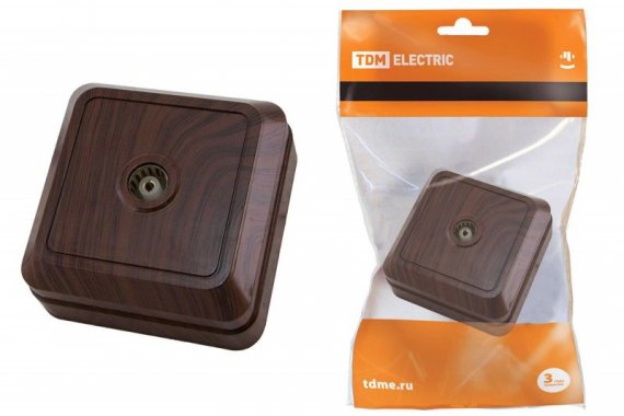Фотография товара 'Tdm Розетка TВ простая (0-2400 Гц,'