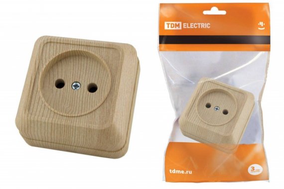 Фотография товара 'Tdm Розетка 2П открытой установки IP20 10А SQ1801-0049'