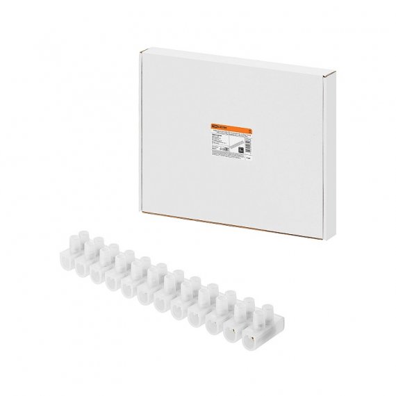 Фотография товара 'Tdm SQ0510-0048 Зажим винтовой ЗВИ-100 полипропилен 6-25мм2 12пар 100°С'