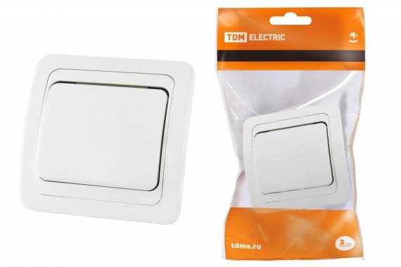 Фотография товара 'Tdm Выключатель 1-кл. 10А SQ1804-0001'