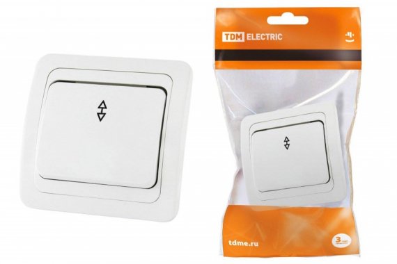 Фотография товара 'Tdm Переключатель на 2 направления 1-кл. 10А SQ1804-0003'