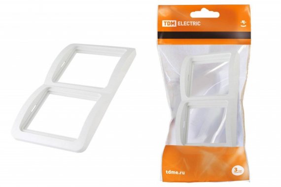 Фотография товара 'Tdm Рамка 2-ая вертикальная SQ1804-0018'