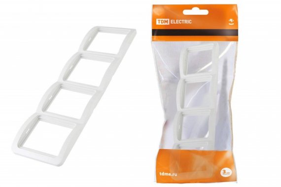 Фотография товара 'Tdm Рамка 4-ая вертикальная SQ1804-0022'