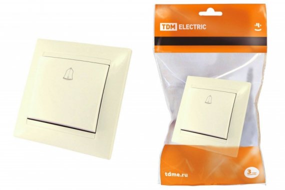 Фотография товара 'Tdm Кнопка звонковая 6А SQ1815-0108'