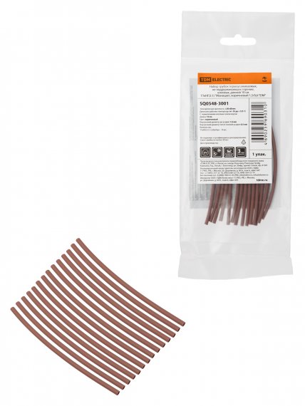 Фотография товара 'Tdm SQ0548-3001 Набор трубок термоусаживаемых, клеевых'